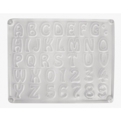 Forma na kreativní beton - abeceda