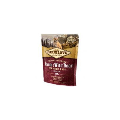 Carnilove Lamb & Wild Boar for Adult Cats Sterilised 0,4 kg