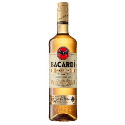 Bacardi Carta Oro 0,7l 37,5% (holá láhev)