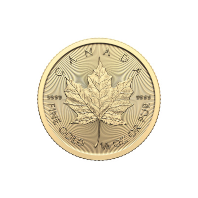 Royal Canadian Mint zlatá mince Maple Leaf 2024 1/4 Oz