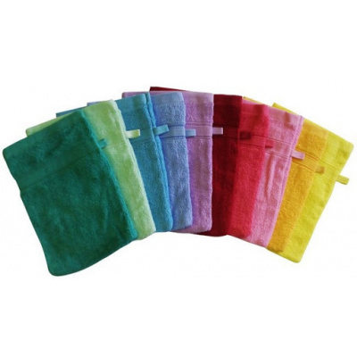 Abella žínka froté barevná různé barvy 21 x 14 cm 1 ks