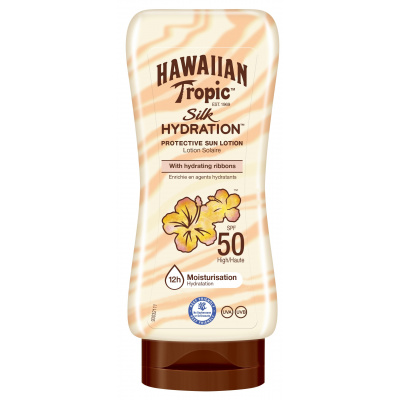 Hawaiian Tropic Hydratační krém na opalování Silk Hydration SPF 50 (Protective Sun Lotion) 180 ml