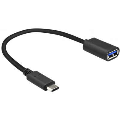 Mobilnet OTG USB-C černý adaptér (DAD-0078-OTG-TYPEC) Redukce