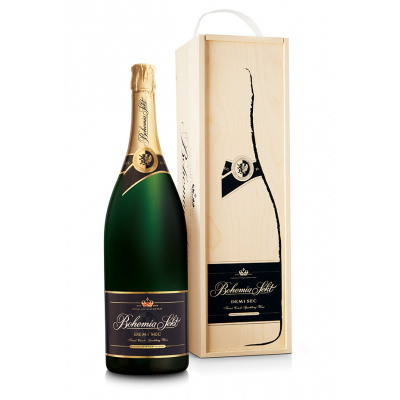 Bohemia Sekt Demi Sec Dřevěný box 3l