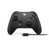 MI1 Microsoft Xbox Wireless Controller + USB-C Cable Černá Gamepad Analogový/digitální PC, Xbox One, Xbox One S, Xbox One X, Xbox Series S, Xbox Series X