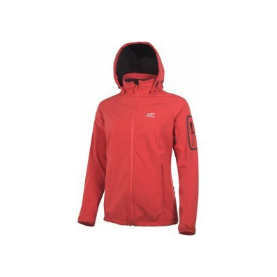 Hannah SHAWN hot coral dámská 36; Červená softshell bunda