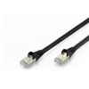 Ednet Patch kabel, CAT6, RJ45 samec/samec, 10,0 m, S-FTP, AWG 27/7, LSZH, černý 84589