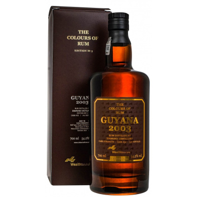 Colours of Rum Guyana 2003 Diamond 18yo Edition no.5 54,2% 0,7l (karton)