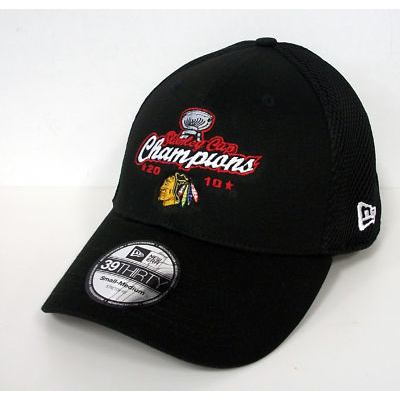 New Era Pánská Kšiltovka - Chicago Blackhawks Red 2010 NHL Stanley Cup Champions Neo - černá