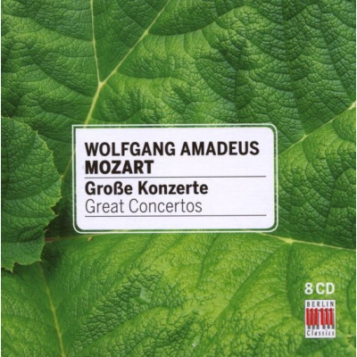 W.A.Mozart - Great Concertos (8CD) (Annerose Schmidt, Katrin Scholz, Johannes Walter, Jutta Zoff, Dresdner Philharmonie, Kammerorchester Berlin, Staatskapelle Dresden, Kurt Masur, Otmar Suitner, Herbe