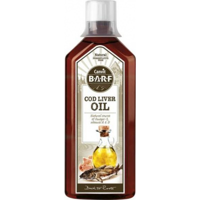 NOVIKO s.r.o. Canvit BARF Cod Liver Oil 0,5 l