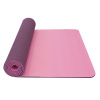 YATE Yoga Mat dvouvrstvá, materiál TPE růžová/fialová