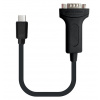 PremiumCord ku31-232A PremiumCord Konvertor USB 3.1 (typ C) na RS232/ 20cm/ černý