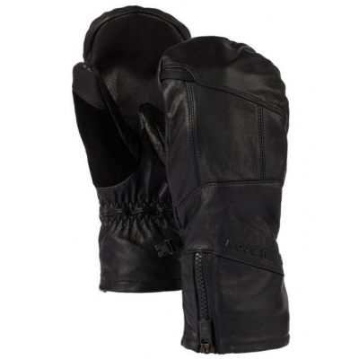 Pánské rukavice Burton AK Leather Tech Mitten true black M