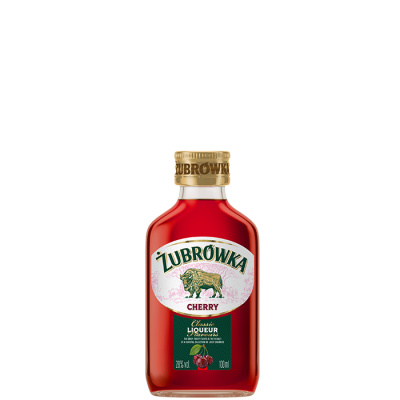 Vodka Zubrowka Cherry 28% 0,1l