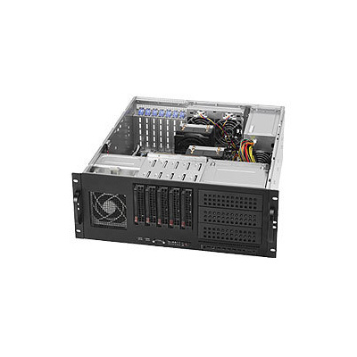 SUPERMICRO 4U 5x 3,5" HS SAS/SATA, 3x 5,25", 668W (80PLUS Platinum) CSE-842TQC-668B