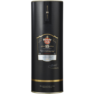 Havana Club Anejo 15yo Grand Reserva 40% 0,7l (tuba)