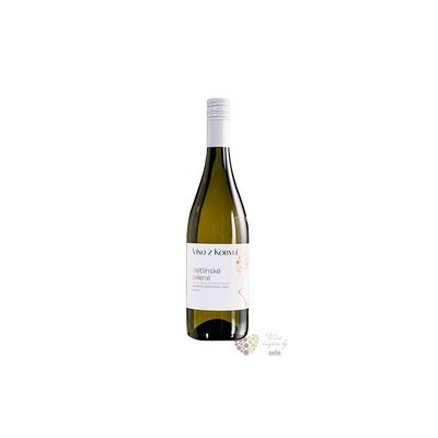 Veltlínské zelené jakostní odrůdové víno Patria Kobylí 0.75 l