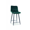 Signal Malá barová židle LYA - zelená / černá