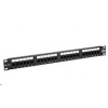 Solarix Patch panel 24 x RJ45 CAT5E UTP 150 MHz černý 1U SX24-5E-UTP-BK 24000240