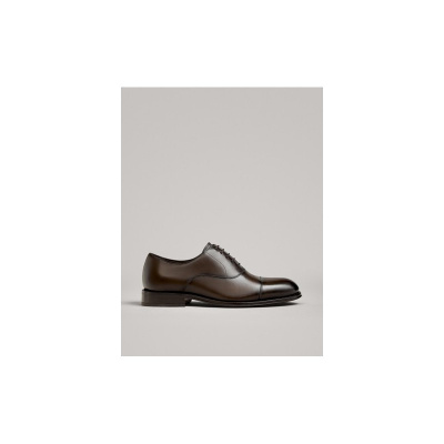 Massimo Dutti, Zapato Oxford Vestir Marron, Marron-Brown