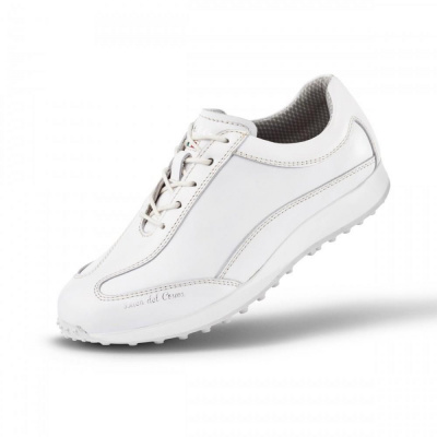 Duca Del Cosma Olbia dámské golfové boty, bílé bílé, standardní, bez spajků, 6