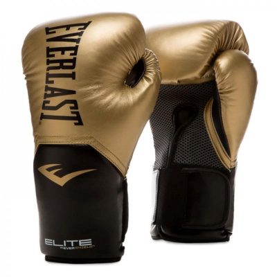 Everlast Elite Performance Training Gloves Gold 16oz