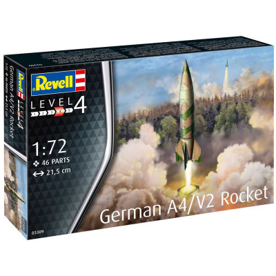 Revell Model Kit raketa V2 Vergeltungswaffe 2 A4 Plastic 03309 1:72