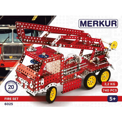 Merkur 6025 Fire Set, 740 dílů