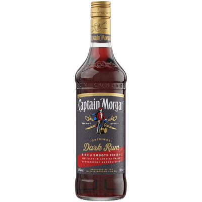 Captain Morgan Dark Rum 0,7l 40% (holá láhev)