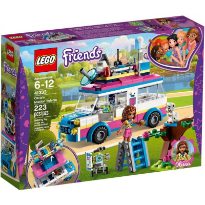 LEGO FRIENDS 41333 Olivia a jej špeciálne vozidlo