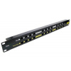 OEM Patch panel POE UTP cat.5e 12p 1U Black, 19" rack POE-PAN12