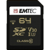 EMTEC SpeedIN Pro SDXC 64GB / Class 10 / UHS-I / U3 / čtení 95MBs zápis 80MBs / vhodné pro 4K (ECMSD64GXC10SP)