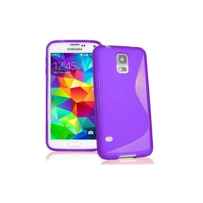 Silikonový obal Samsung G800 Galaxy S5 Mini - fialový