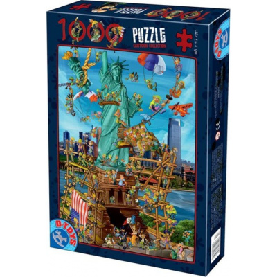 D-TOYS Puzzle Socha svobody 1000 dílků