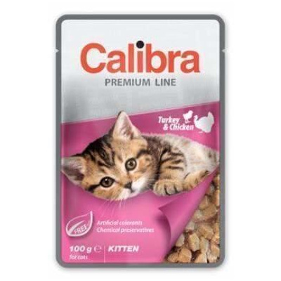 Calibra Cat kaps.- Kitten krůtí a kuřecí v omáčce 100 g