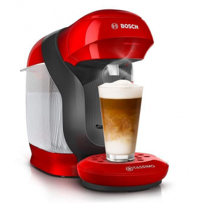 Bosch TAS1103 Style červený (TAS1103 STYLE) Kapslový kávovar