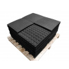 STOA-Zahradní minigolf gumová dlaždice černá 50x50 cm 1 ks