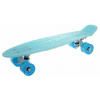 SULOV Penny board 22'' BURN RIDER modrý fosforeskující, blikající kolečka