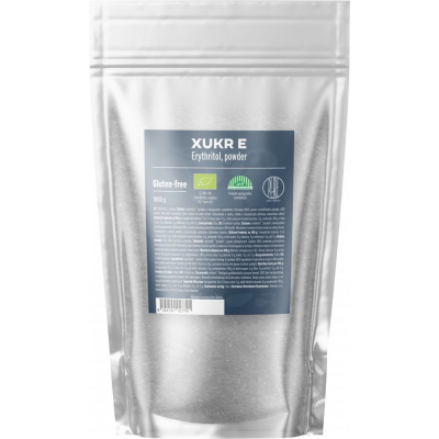 BrainMax Pure Xukr E, erythritol, BIO, 1 kg *CZ-BIO-001 certifikát