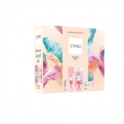 C-THRU Harmony Bliss deodorant s rozprašovačem 75 ml + sprchový gel 250 ml Dárkové balení