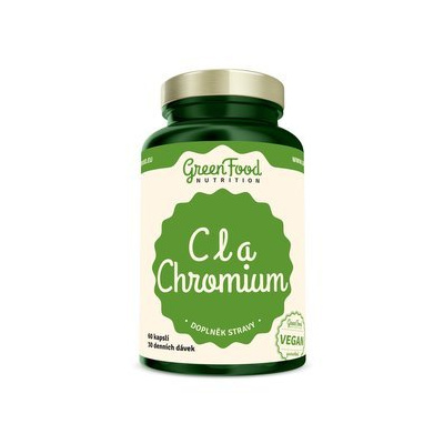 GreenFood nutrition - CLA chrom lalmin 60 vegan kapslí