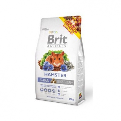 Brit Animals Hamster Complete 300g Brit 60171id + 2ks + Alfalfa snack 100g (do vyprodání)