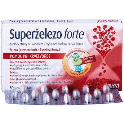 Favea Superželezo Forte 30 tablet