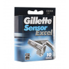 Gillette Sensor Excel náhradní břity 10 ks pro muže