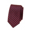 Úzká kravata Avantgard - červená / modrá 551-1620-0