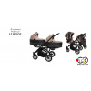 BABY ACTIVE Twinni Premium 12 beige/black 2021 bez autosedačky