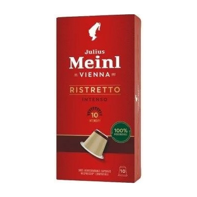 Kompostovatelné kávové kapsle Julius Meinl INSPRESSO Ristretto Intenso do Nespresso 10ks