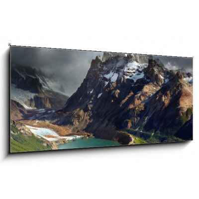WEBLUX Obraz 1D panorama - 120 x 50 cm - Mount Fitz Roy, Patagonia, Argentina