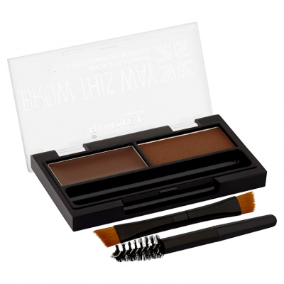 Rimmel Brow This Way Scuplting Kit 3 Dark Brown 2,4 g